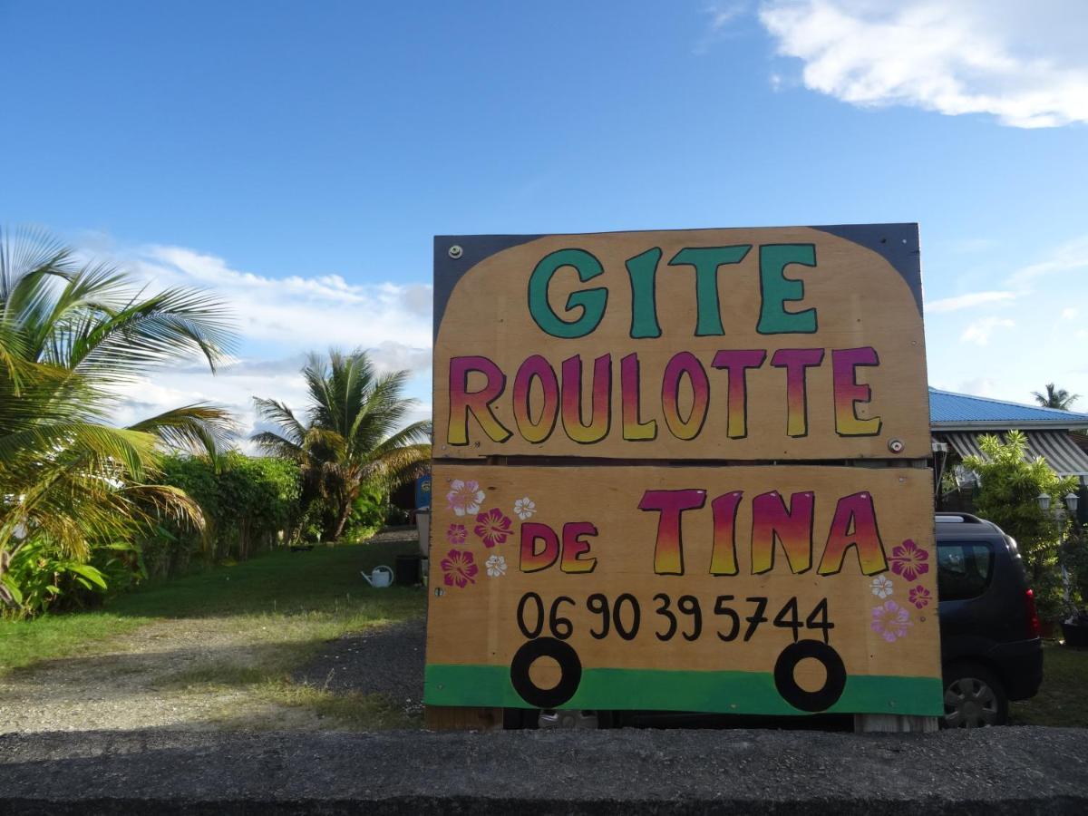 Villa La Roulotte De Tina Le Moule Exterior foto